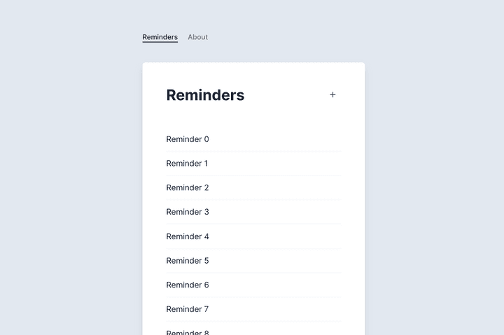 Dyanamic list